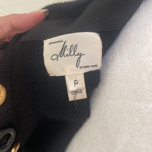 Milly black cardigan with embellishment - Picture 3 of 3